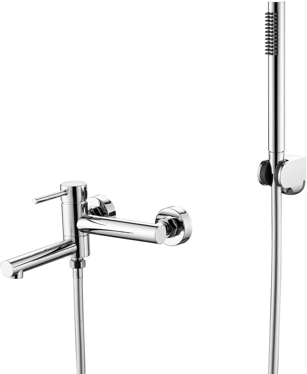 Wall Mounted Bath Shower Mixer Tap for Exposed