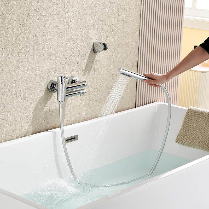 Wall Mounted Bath Shower Mixer Tap for Exposed
