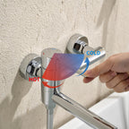 Wall Mounted Bath Shower Mixer Tap for Exposed