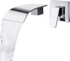 Wall Mounted Bath Taps Waterfall Tap for Basin