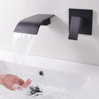 Wall Mounted Bath Taps Waterfall Tap for Basin