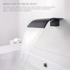 Wall Mounted Bath Taps Waterfall Tap for Basin