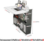 Wall Mounted Drop-Leaf Table Wooden Laptop Desk Foldable