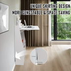Wall Mounted Drop-Leaf Table Wooden Laptop Desk Foldable
