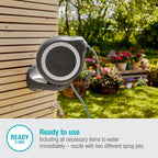 Wall-Mounted Hose Box Rollup S : Versatile Watering