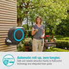 Wall-Mounted Hose Box Rollup S : Versatile Watering