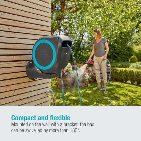Wall-Mounted Hose Box Rollup S : Versatile Watering