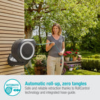 Wall-Mounted Hose Box Rollup S : Versatile Watering