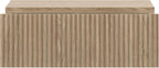 Wall-Mounted Nightstand Japandi Style Oak Bedside Table 50