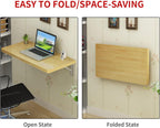 Wall Mounted Table Folding Desk 60x40CM Large