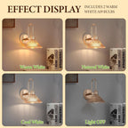 Wall Sconce Chrome Vintage Light Fixtures with Round (Set of 2)