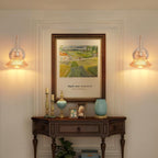Wall Sconce Chrome Vintage Light Fixtures with Round (Set of 2)
