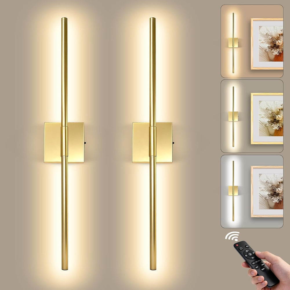 Wall Sconce Lights 10000mah Battery Operated (2 Pack)