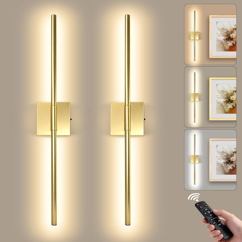 Wall Sconce Lights 10000mah Battery Operated (2 Pack)