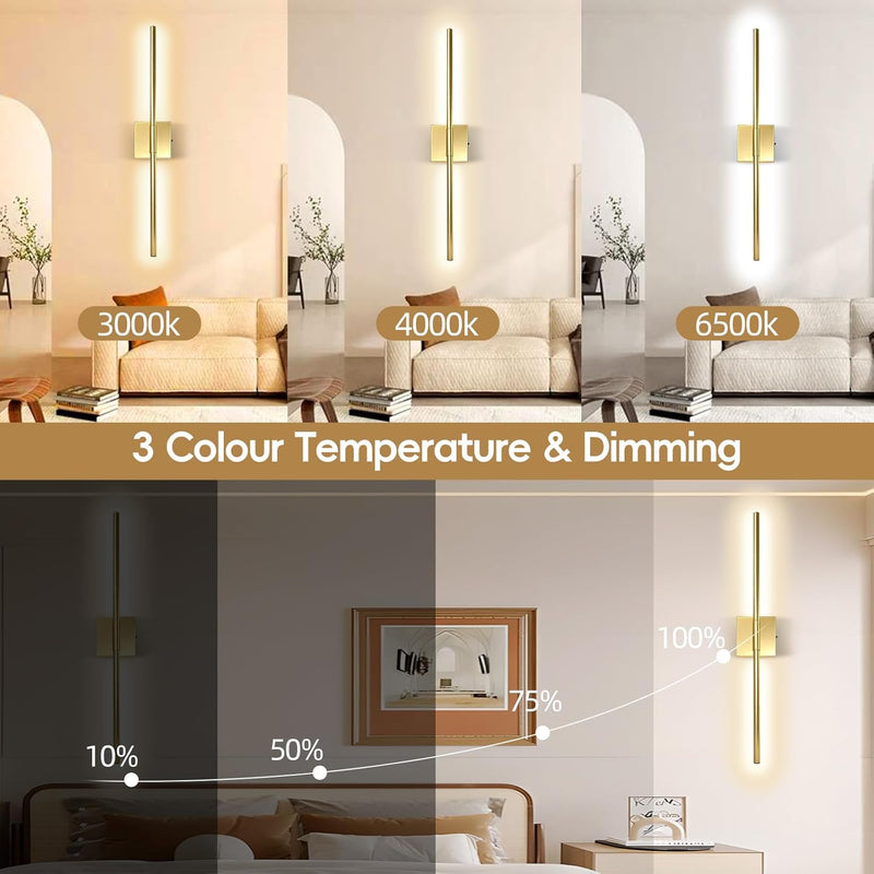 Wall Sconce Lights 10000mah Battery Operated (2 Pack)