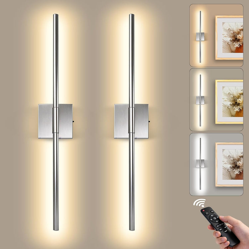 Wall Sconce Lights 10000mah Battery Operated (2 Pack)