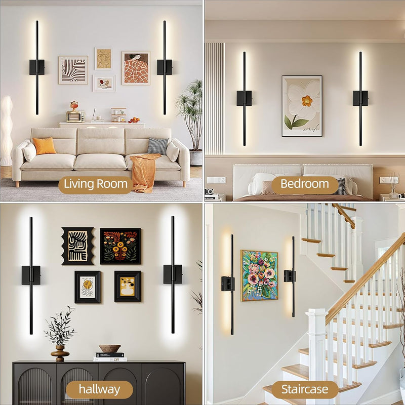 Wall Sconce Lights 10000mah Battery Operated (2 Pack)