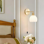 Wall Sconce Lights Set of Two Hardwired Vintage