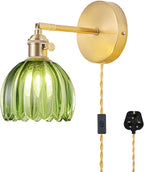 Wall Sconce Lights Set of Two Hardwired Vintage