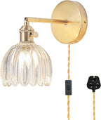 Wall Sconce Lights Set of Two Hardwired Vintage