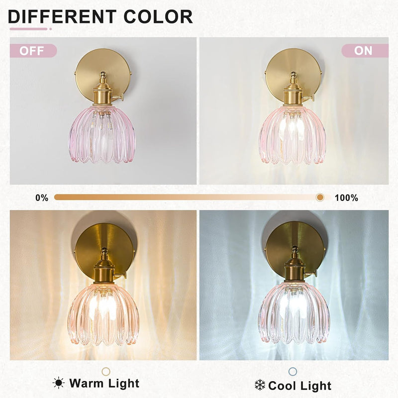 Wall Sconce Lights Set of Two Hardwired Vintage