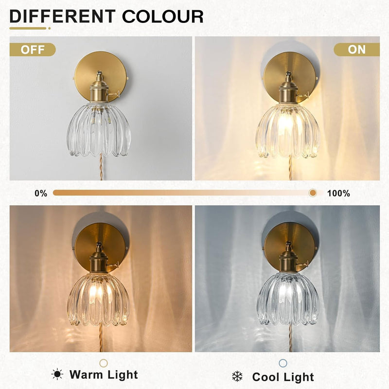 Wall Sconce Lights Set of Two Hardwired Vintage