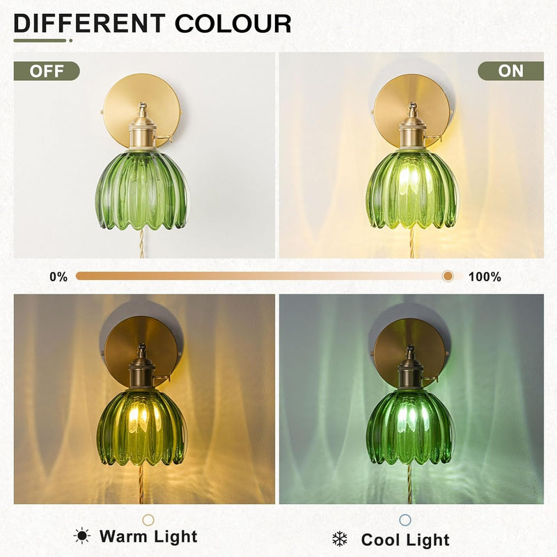 Wall Sconce Lights Set of Two Hardwired Vintage
