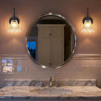 Wall Sconce Vintage Light Fixtures with Long Amber (Set of 2)