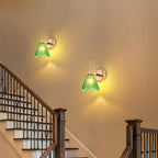 Wall Sconce Vintage Light Fixtures with Long Amber (Set of 2)