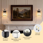 Wall Sconce with Crystal Lampshade Modern Vanity Lights (1 Pack)