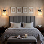 Wall Sconce with Crystal Lampshade Modern Vanity Lights (1 Pack)