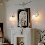 Wall Sconces Set of Two Decor with Glass