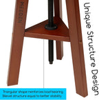 Walnut Drafting Stool with Solid Beech Wood Height
