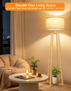 Walnut Floor Lamp with Crossed Square Wooden Base