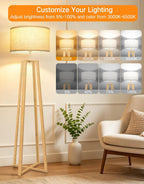 Walnut Floor Lamp with Crossed Square Wooden Base