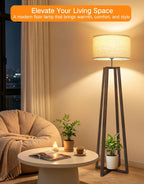 Walnut Floor Lamp with Crossed Square Wooden Base