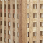 Walnut Laundry Hamper Wooden Storage Bin Basket