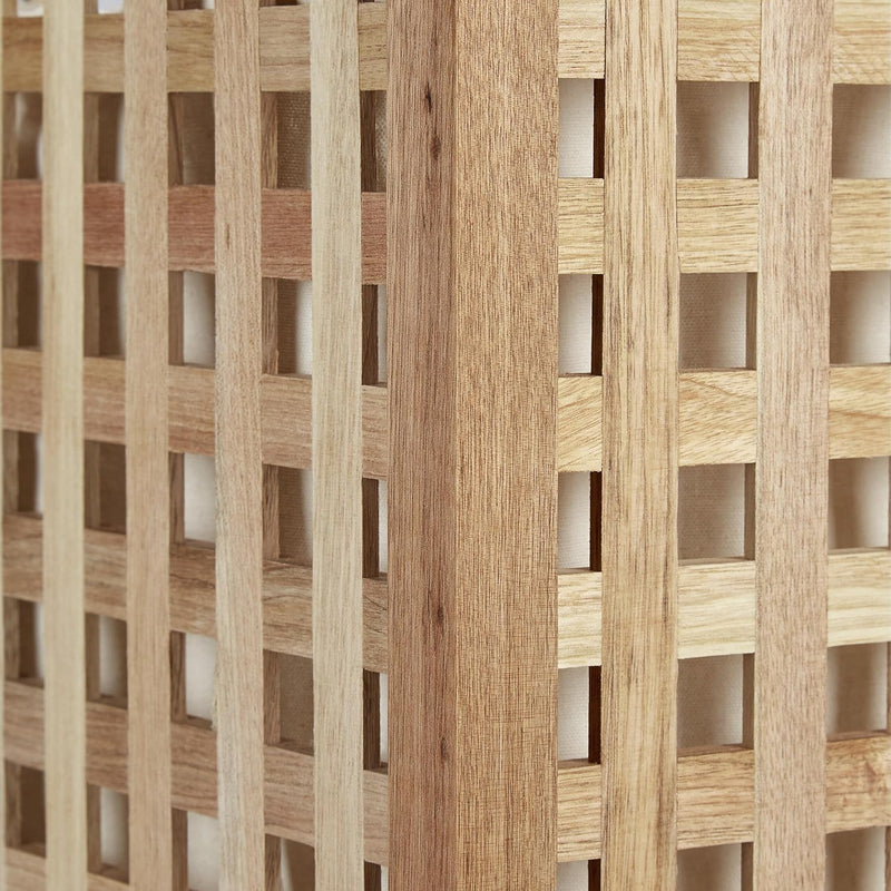 Walnut Laundry Hamper Wooden Storage Bin Basket