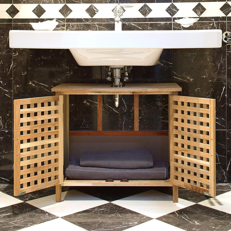 Walnut Under-Sink Cabinet