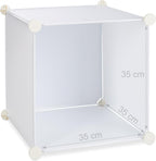 Wardrobe 18 Compartments Plastic Closet Shoe Cabinet