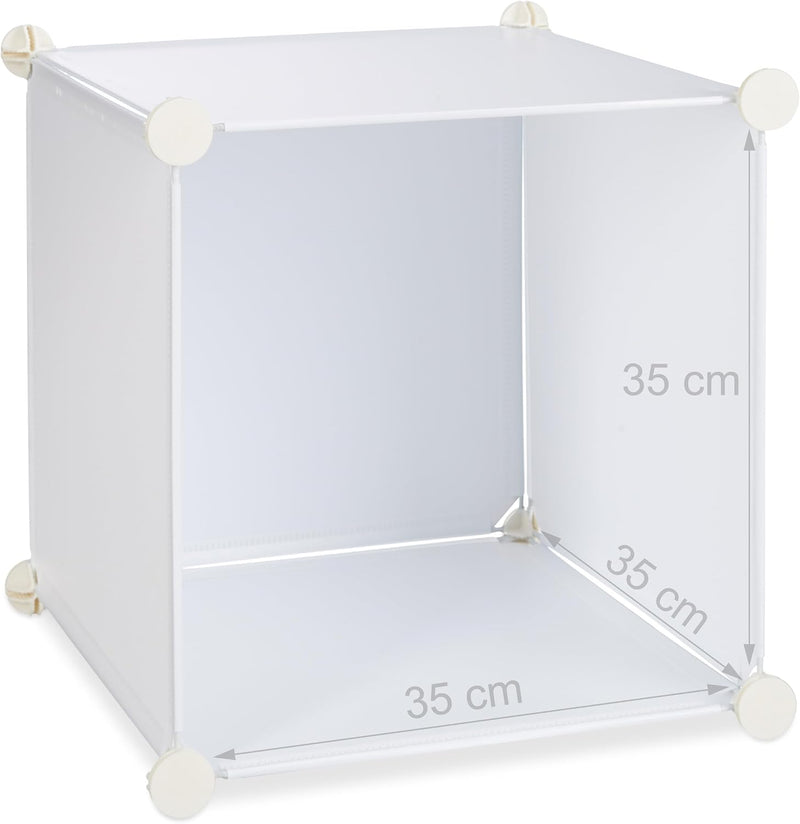Wardrobe 18 Compartments Plastic Closet Shoe Cabinet