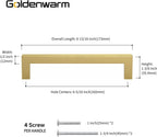 Wardrobe Door Handles 320MM Hole Centers Kitchen Cabinet (5Pack)