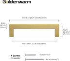 Wardrobe Door Handles 320MM Hole Centers Kitchen Cabinet (5Pack)
