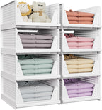 Wardrobe Storage Organiser Stackable Foldable Closet Organisers (5 Pack)