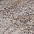 Warm Neutral Greige Abstract Living Room Area Rug