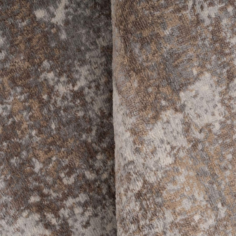 Warm Neutral Greige Abstract Living Room Area Rug