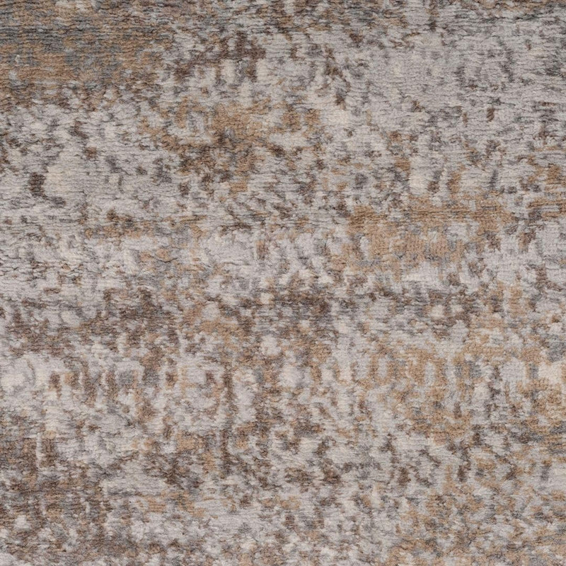 Warm Neutral Greige Abstract Living Room Area Rug