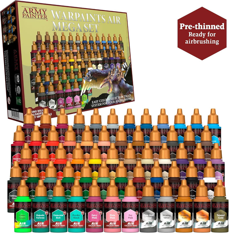 Warpaints Air Mega Set 60 X 18ML Pre-Thinned