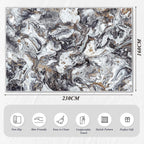 Washable Abstract Area Rug