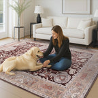 Washable Area Rug for Living Room